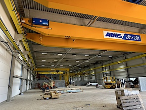Three ABUS bridge cranes 20t each